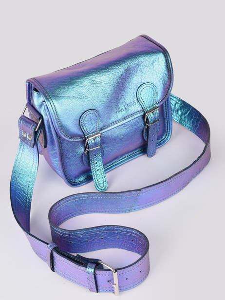 Leather La Sacoche Scarabee Crossbody Bag Paul marius Multicolor scarabee SACOSSCA other view 2