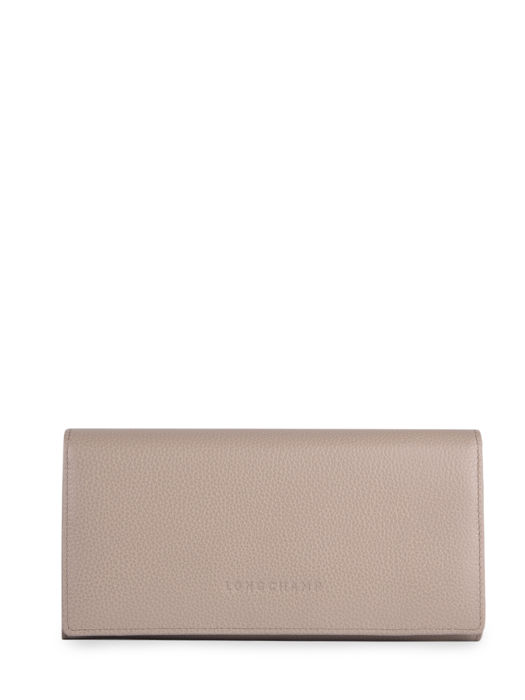 Longchamp Le foulonné Portefeuilles Gris