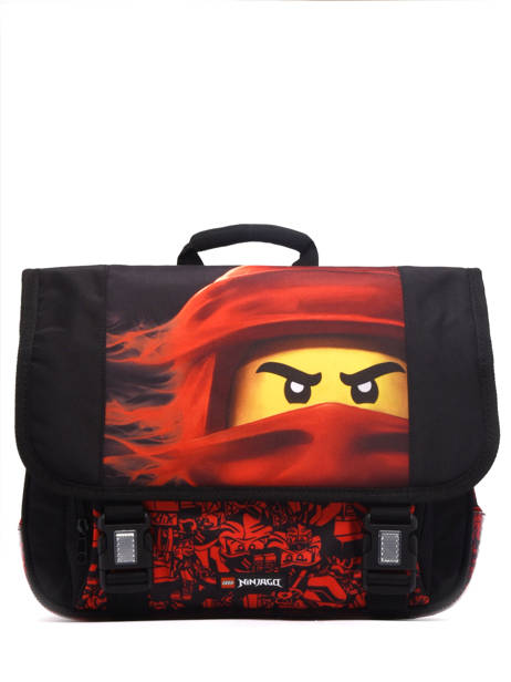 Cartable 2 Compartiments Lego Noir ninjago 22 vue secondaire 1