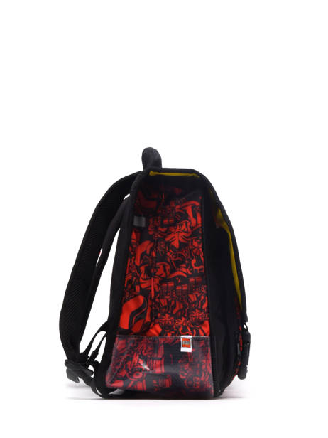 Cartable 2 Compartiments Lego Noir ninjago 22 vue secondaire 3