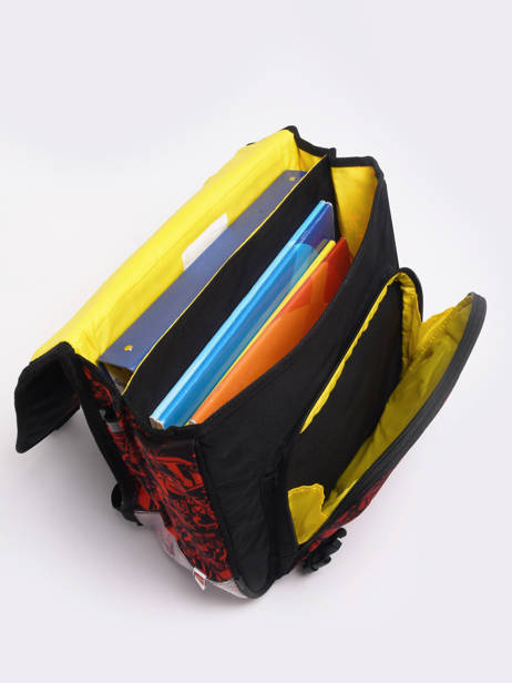 Cartable 2 Compartiments Lego Noir ninjago 22 vue secondaire 4