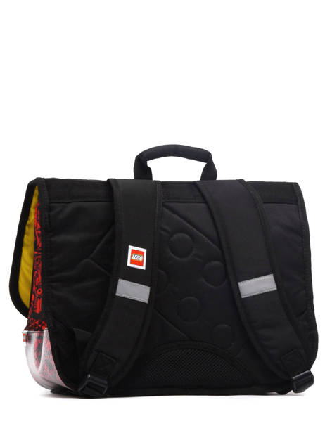 Cartable 2 Compartiments Lego Noir ninjago 22 vue secondaire 5