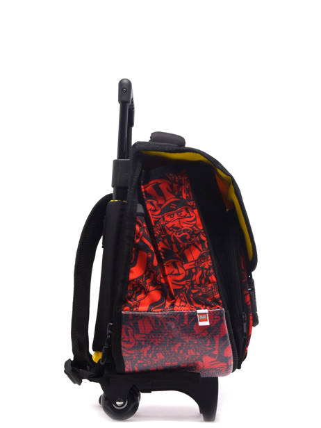 Cartable à Roulettes Lego Noir ninjago 22 vue secondaire 2