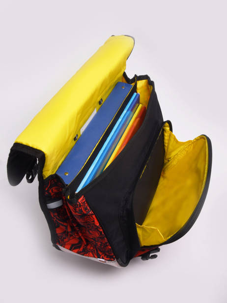 Cartable à Roulettes Lego Noir ninjago 22 vue secondaire 3