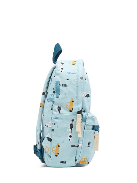 Sac A Dos 1 Compartiment Kidzroom Bleu mini 986 vue secondaire 2