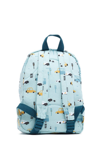 Sac A Dos 1 Compartiment Kidzroom Bleu mini 986 vue secondaire 4