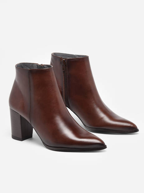 Boots In Leather Folie's Brown accessoires 302CA other view 3