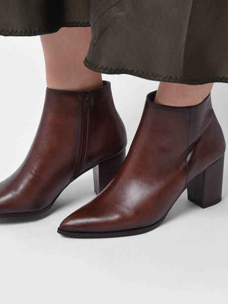 Boots In Leather Folie's Brown accessoires 302CA other view 2