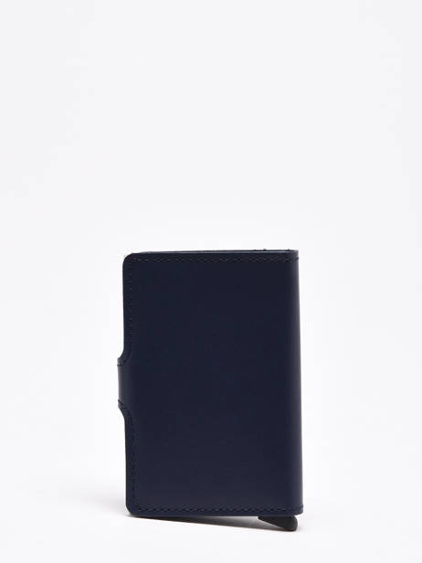Porte-cartes Original Cuir Secrid Bleu original MO vue secondaire 3