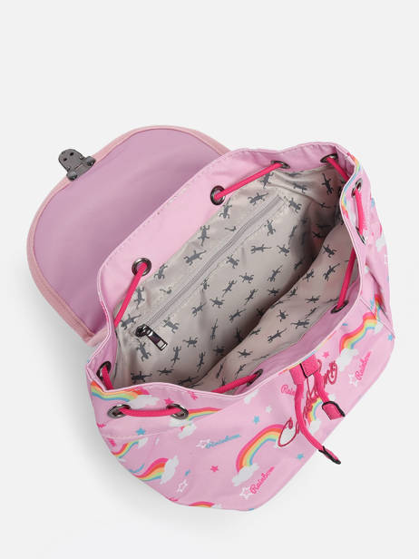 Rétro 1 Compartment  Backpack Cameleon Pink retro - RET-SD25 other view 5