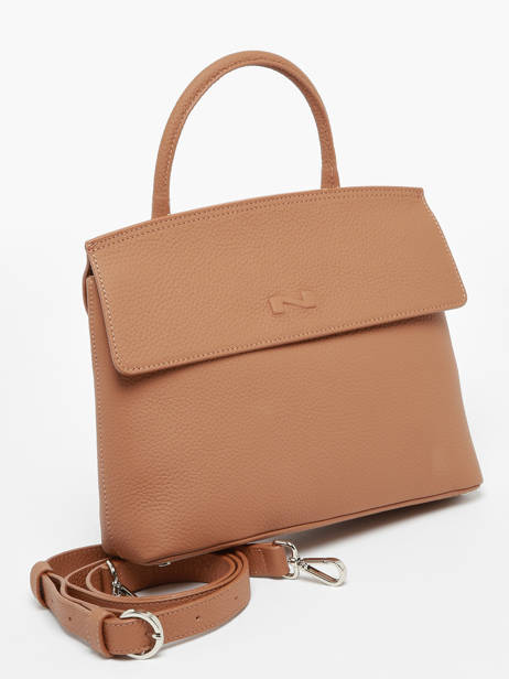 Sac Bandoulière Clarita Cuir Nathan baume Marron nathan 18 vue secondaire 2