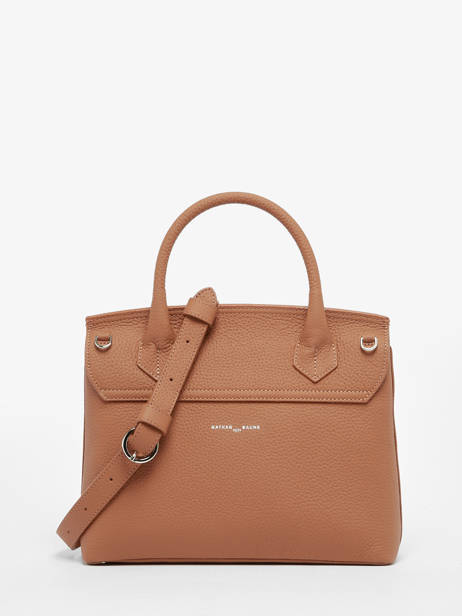 Sac Bandoulière Clarita Cuir Nathan baume Marron nathan 18 vue secondaire 4
