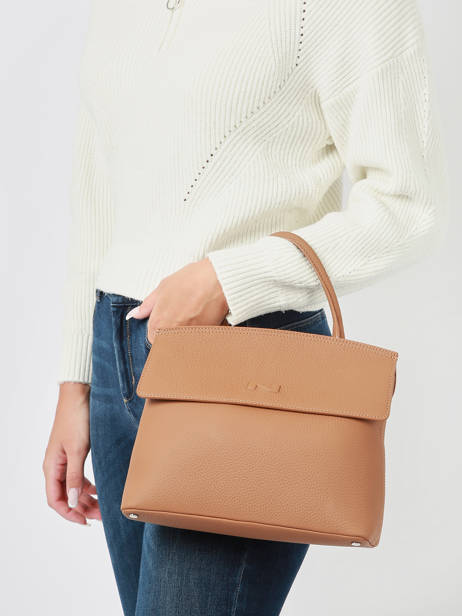 Sac Bandoulière Clarita Cuir Nathan baume Marron nathan 18 vue secondaire 1